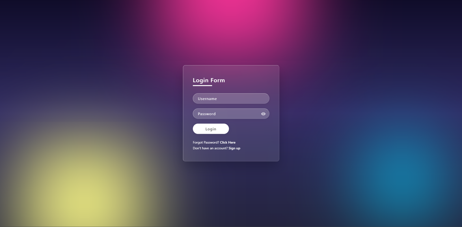 login Form