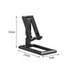 Premium Black ABS Tripod Stand for iPhone iPad Xiaomi