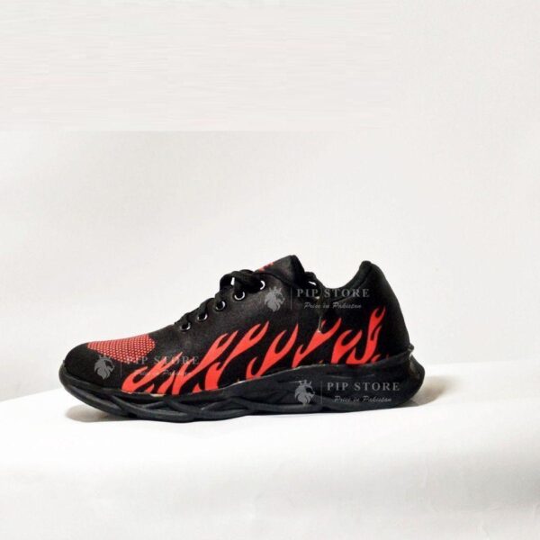 1322-227-536284-product-3.jpeg Men Red Flame Running Joggers Black Sneakers
