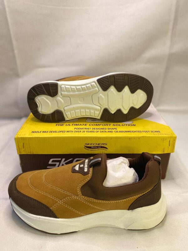 1322-227-543932-product-4.jpg Men's Mustard Skechers EVA Casual Slip-On Shoes