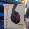 578-86-482817-product-2.jpg Black Bluetooth Headphones with Red Ring & Long Battery