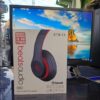 578-86-482817-product-3.jpg Black Bluetooth Headphones with Red Ring & Long Battery