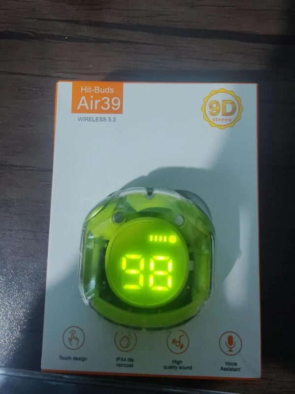 943-86-687276-product-5.jpg AR31 Earbuds Black Digital Display Wireless
