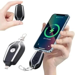 943-91-619087-product-1.jpg Keychain Power Bank Black Portable USB Charging