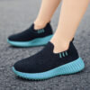 Kids Slip-On Shoes Black Blue Mesh Summer Wear