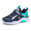 Kids Sports Shoes Blue Teal Cotton Lightweight for Boys