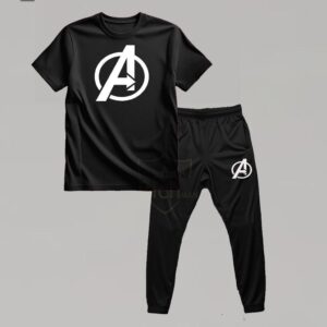 1009-167-543148-product-1.jpg Men Avengers Logo Track Suit Black 2Pcs