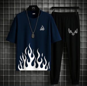 1009-167-587050-product-1.jpg Men Flame Print Track Suit Blue Small to 2X-Large