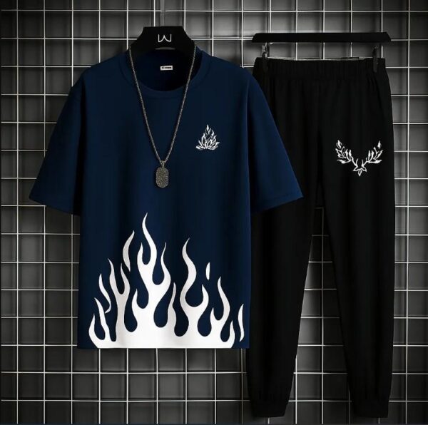 1009-167-587050-product-1.jpg Men Flame Print Track Suit Blue Small to 2X-Large
