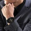 1013-132-373105-product-5.jpg Men Black Silicone Analogue Watch with Gold Accents