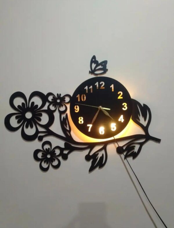 1261-119-470092-product-2.jpeg 3D Flower Wooden Wall Clock With LED Light
