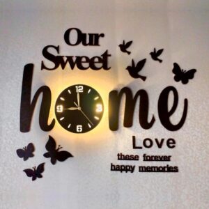 1261-119-474296-product-1.jpeg 3D Wall Clock Black Glowing Birds Butterflies Modern Home Decor