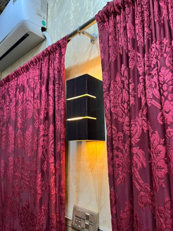 1261-408-489833-product-4.jpg 3D Wooden Wall Lamp Brown Golden Modern Design