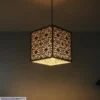 1261-408-672030-product-1262-withcode.webp Modern Floral Ceiling Lamp Black Golden Glow