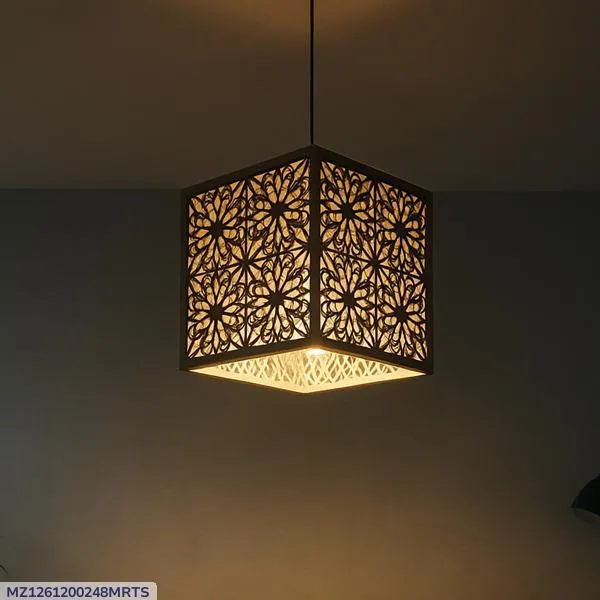 1261-408-672030-product-1262-withcode.webp Modern Floral Ceiling Lamp Black Golden Glow