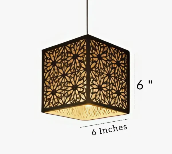 1261-408-672030-product-1263.webp Modern Floral Ceiling Lamp Black Golden Glow