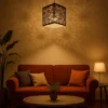 1261-408-672030-product-2.webp Modern Floral Ceiling Lamp Black Golden Glow