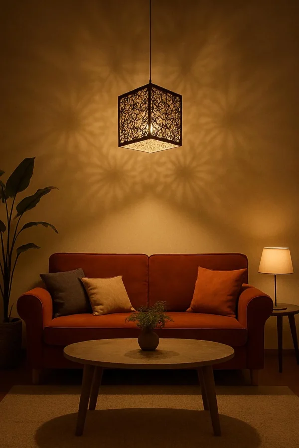 1261-408-672030-product-2.webp Modern Floral Ceiling Lamp Black Golden Glow