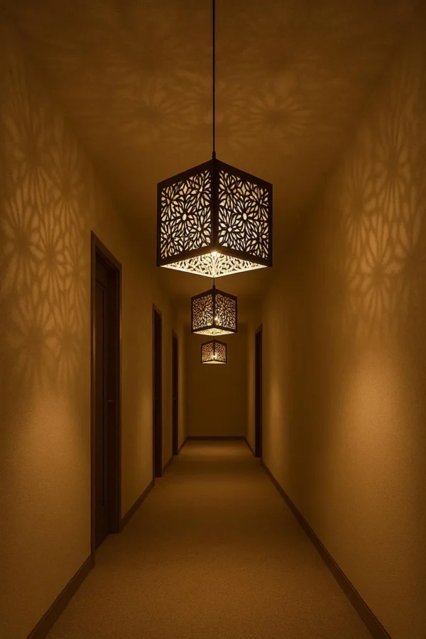 1261-408-672030-product-3.webp Modern Floral Ceiling Lamp Black Golden Glow