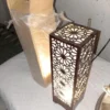 1261-408-672101-product-1267.webp Wooden Floor Lamp with Geometric Cutouts Dark Brown Golden Glow