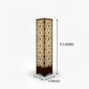 1261-408-672101-product-2.webp Wooden Floor Lamp with Geometric Cutouts Dark Brown Golden Glow