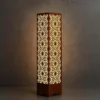 1261-408-672101-product-4.webp Wooden Floor Lamp with Geometric Cutouts Dark Brown Golden Glow