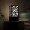 1261-408-672752-product-1.webp Wooden Side Table Lamp with Laser Cut Floral Design