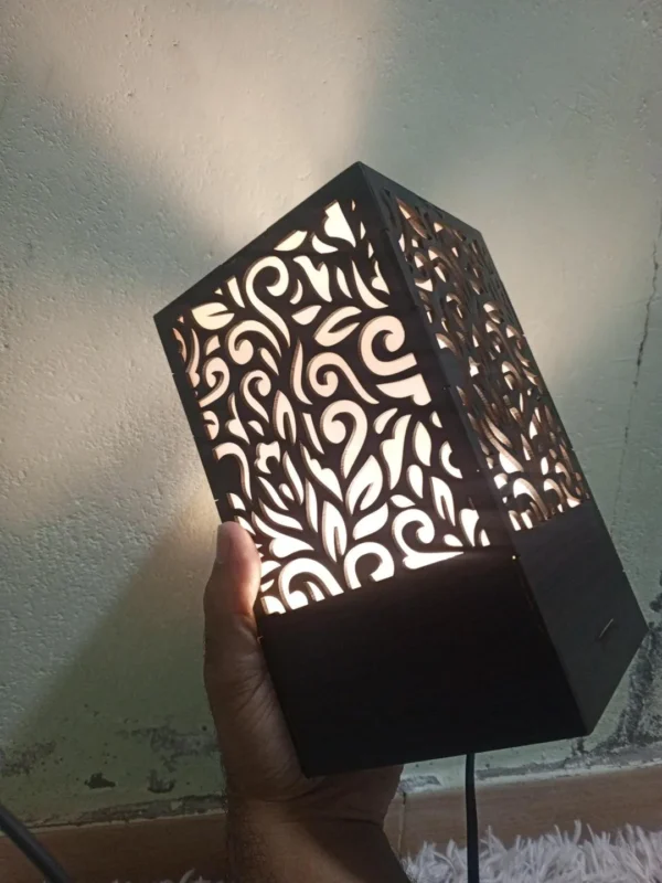 1261-408-672752-product-4.webp Wooden Side Table Lamp with Laser Cut Floral Design