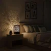 1261-408-672752-product-5.webp Wooden Side Table Lamp with Laser Cut Floral Design