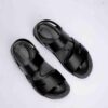 1497-190-628127-product-2.jpeg Men's Black Synthetic Leather Sandals Size 6-11