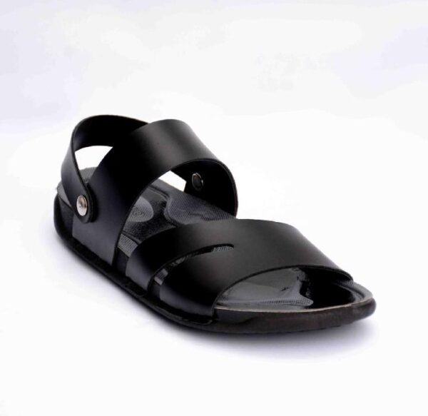 1497-190-628127-product-3.jpeg Men's Black Synthetic Leather Sandals Size 6-11