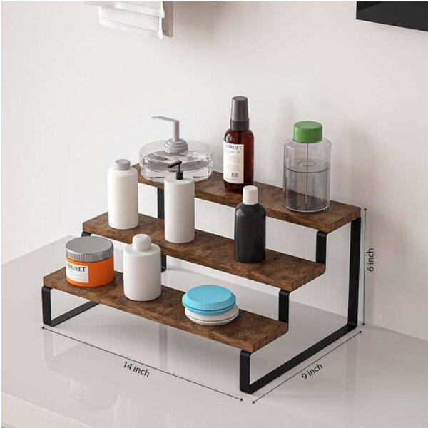 271-390-488936-product-1.jpg Wooden Bathroom Rack Black Metal Legs 14x9x6 Inch