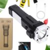 578-116-468271-product-2.jpg Rechargeable LED Torch Black ABS Aluminum Head
